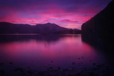 Pink Sunset Stock Photos