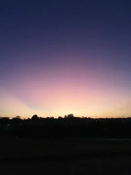 Pink sunset Stock Photos