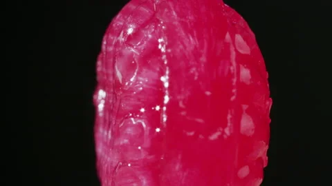 Pink sweet candy close-up Stock Footage 132372665
