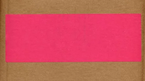 Pink tag label Stock Photos