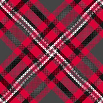 Pink tartan texture background, neutral textile check plaid. Independence d.. Stock Illustration