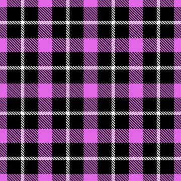 Pink tartan vector seamless pattern Stock Illustration