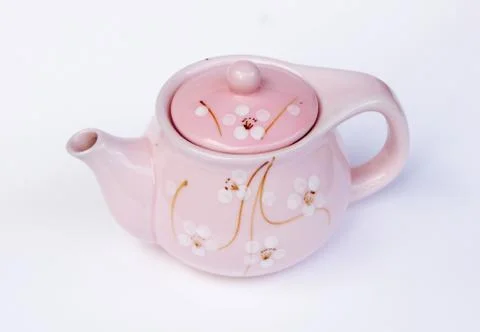 Pink Teapot Stock Photos