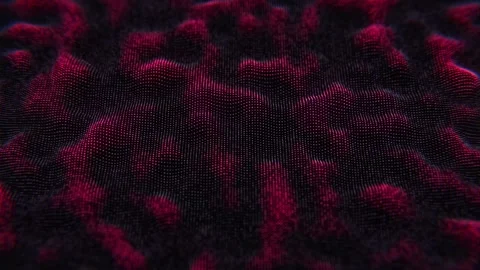 Pink Tech Wave Loop Animation Stockbeeldmateriaal 309548258