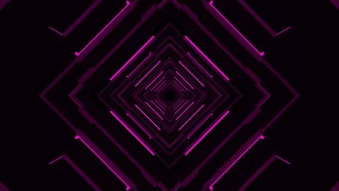 Pink Technological Looped Abstract Corridor Stock Footage 99465659