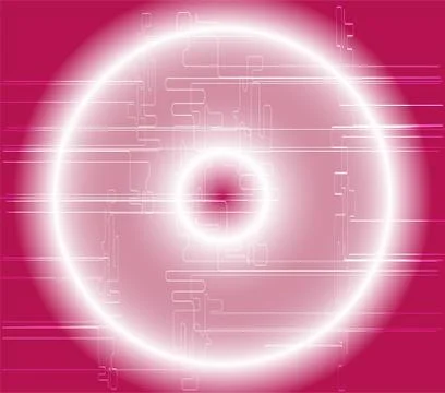 Pink technology background Stock Illustration