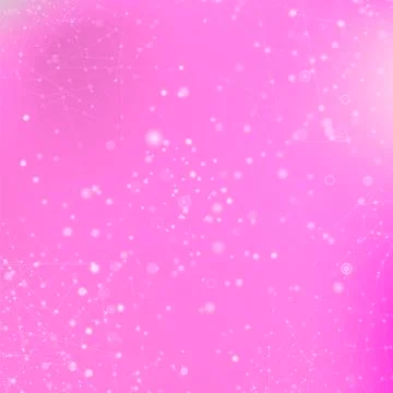 Pink Technology Background with Particle イラスト素材