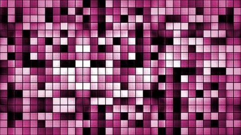 Pink Textured Mosaic Background Loop Vidéo 111365503