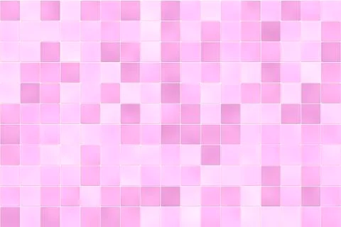 Pink tile wall Stock Illustration