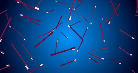 Pink Toothbrush falling slow motion - 3D animation Stock Footage 249785741