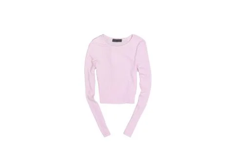 Pink top. Isolate on white background. Fashionable concept. 스톡 사진