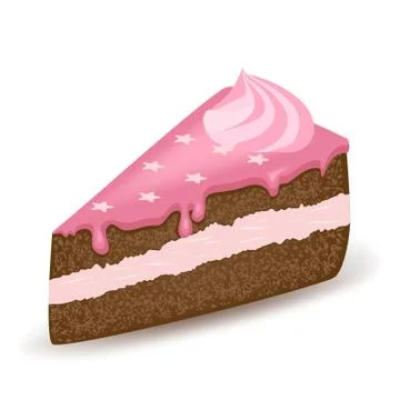 Pink Topping Illustrazione stock