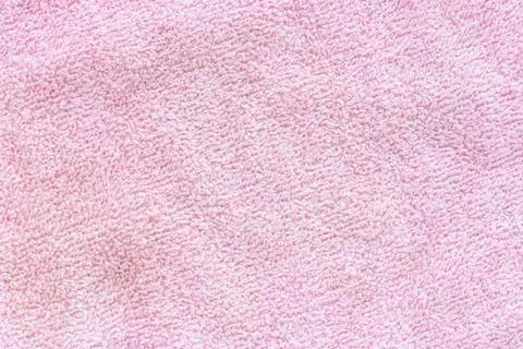 Pink towel macro texture Stock Photos