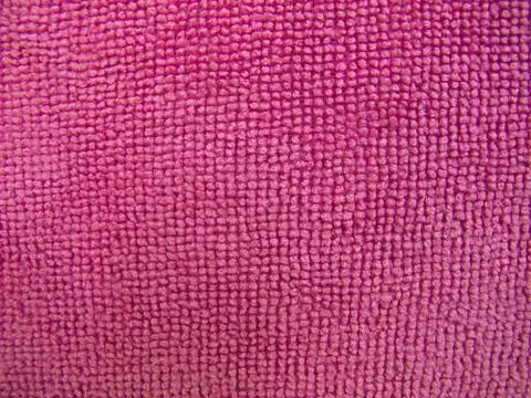 Pink towel texture, cloth background Stock Photos