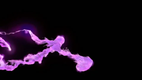 Pink Trails of smoke background transition. Colorful lines smoke spreading alpha Stock Footage 103795300