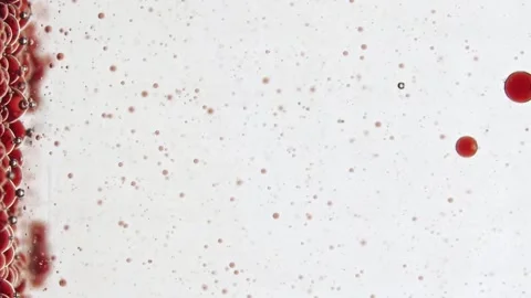 Pink translucent balls horizontally right to left Stock-Footage 132177498