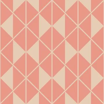 Pink triangle geometric seamless pattern for design Illustrazione stock