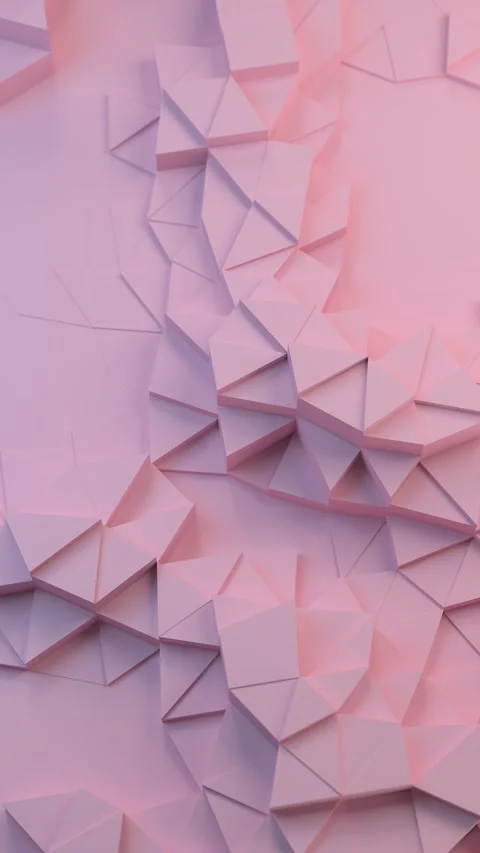 Pink Triangular Surface Vertical Stock Footage 310673433