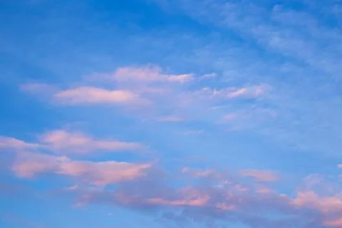 Pink twilight cloud Stock Photos