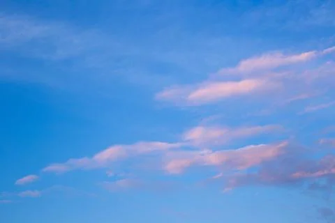 Pink twilight cloud Stock Photos