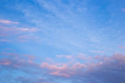 Pink twilight cloud Stock Photos