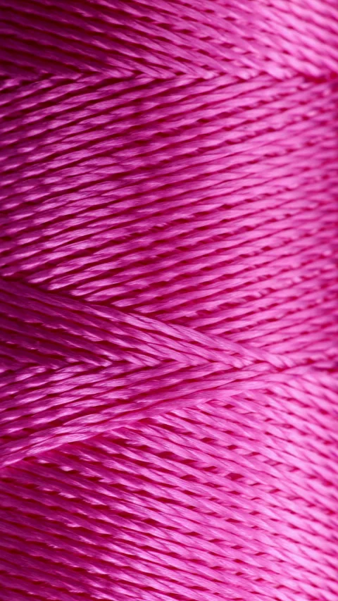 Pink Twisted Thread Texture. Video stock 339872005