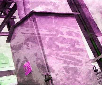 Pink urban background Stock Illustration