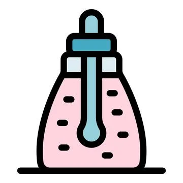 Pink vape pod system with refill liquid dropper being filled Stock Illustration