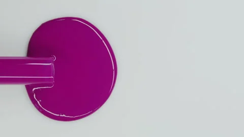 Pink varnish cosmetics  Stock Footage 242763343