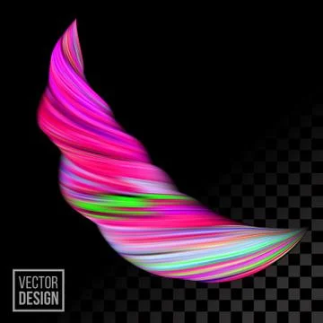 Pink vector digital color paint background. Creative vivid 3d flow fluid pain Illustrazione stock