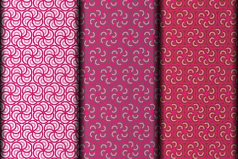 Pink vector eps geometric pattern design template. Ilustración de archivo