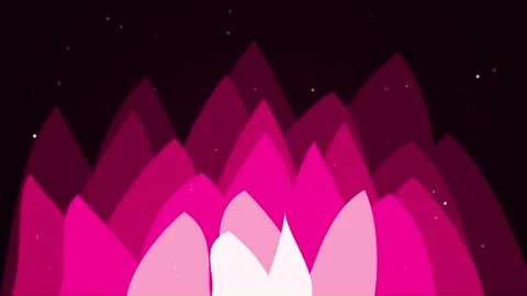 Pink Vector Fire Flames Background Loop 4K Motion Graphics Stock Footage 347954801