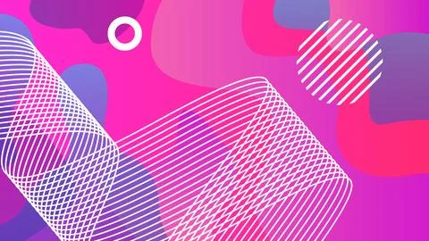 Pink vibrant abstract background Stock Illustration