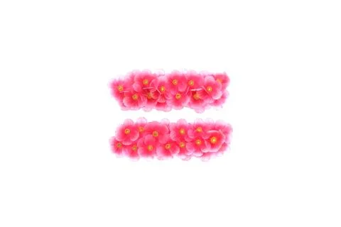 Pink violets symbol = Stock Illustration