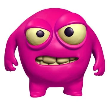 Pink virus Stock-Illustration