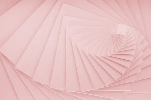 Pink vortex abstract geometric background, pattern. Minimalist pink geometric Fotos de archivo