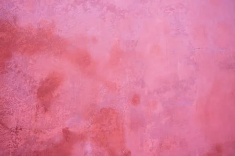 Pink Wall Texture, Texture of old rustic wall covered with pink paint. Abstract  Stock Photos