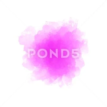 Pink watercolor brush strokes PSD 템플릿