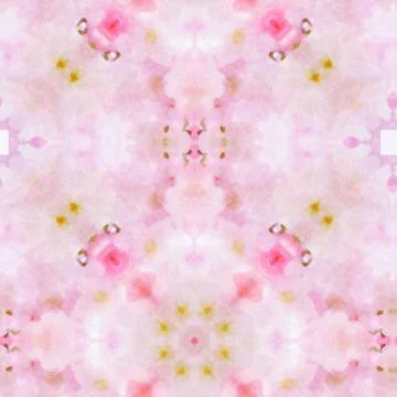 Pink Watercolor Pattern Stock-Illustration