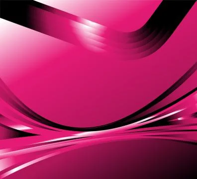 Pink wave abstract background vector Stock Illustration