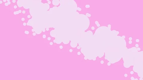 Pink Wave Bubble Transition Effect 1080 Stock Footage 185508112