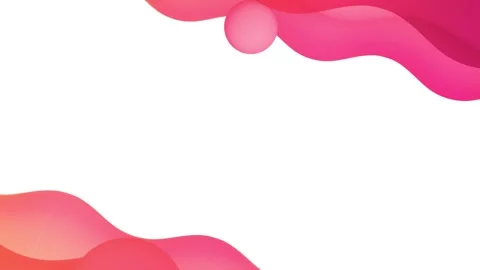 Pink waves, Background with white copy space Video stock 272757712