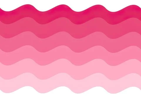 Pink wavy abstract background for design and art projects Stock Illustration
