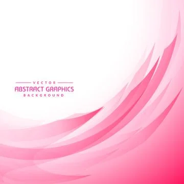Pink wavy abstract background Stock Illustration