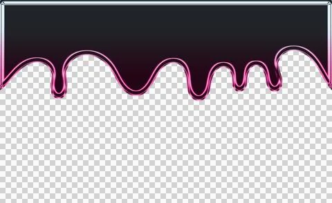 Pink wavy abstract on dark background transparent background wave texture Stock Illustration
