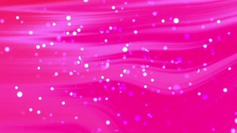 Pink wavy background displays scattered bright glowing circles. Stock Footage 300828085