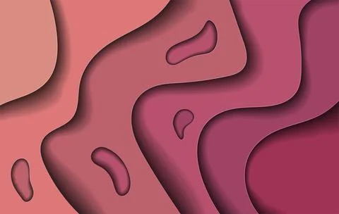 Pink Wavy Background Stock Illustration