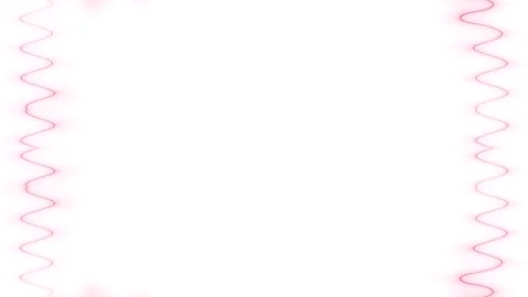 Pink Wavy Frame Stock Footage 284400103