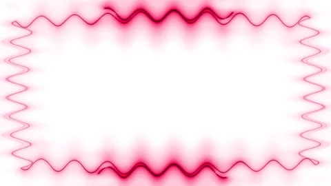 Pink Wavy Frame Stock Footage 284400553