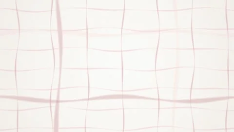 Pink wavy grid lines undulating seamless loop motion background Stock Footage 348050053